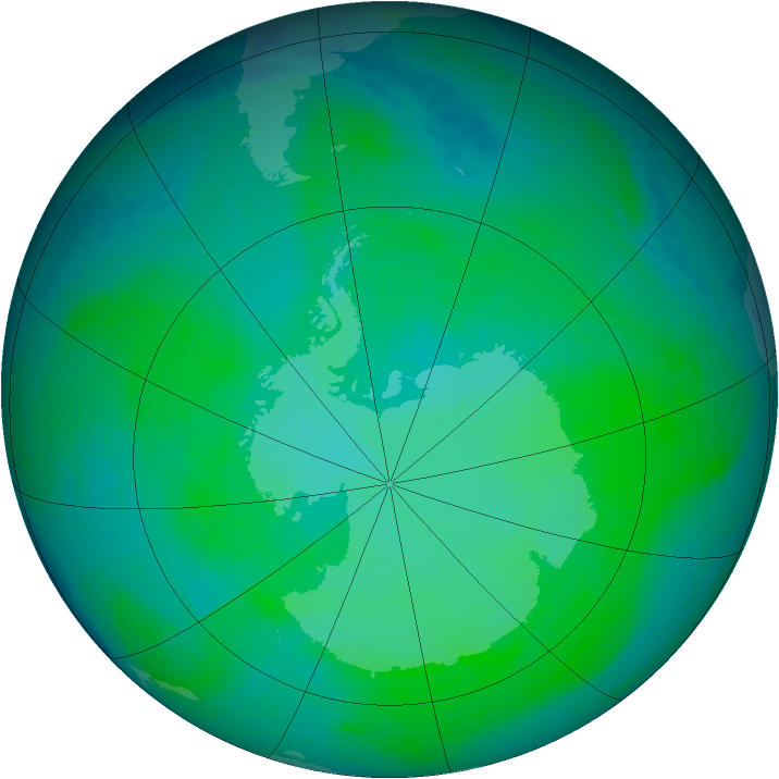 Ozone Map 1986-12-30
